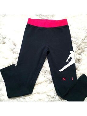 Jordan Girls Jumpman High Rise Leggings Size M